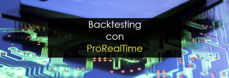 Backtesting con ProRealTime