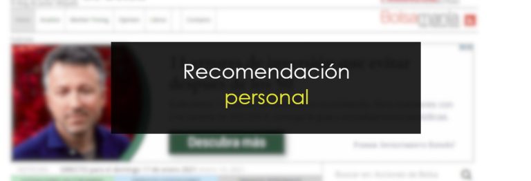 Recomendación personal