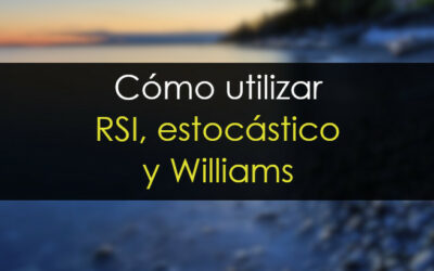 Cómo utilizar RSI, indicador estocástico y Williams %R