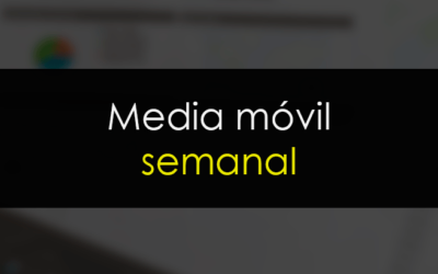 La media móvil semanal