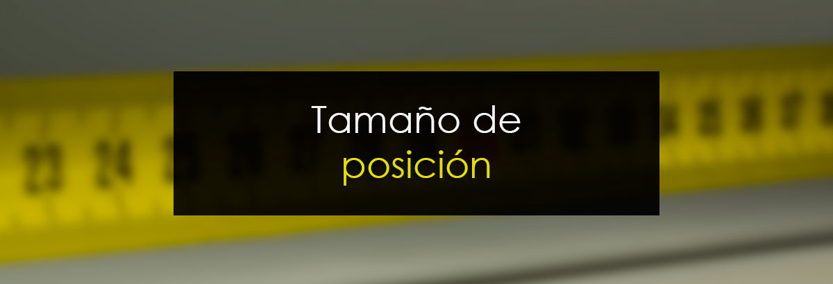 Tamaño de posición