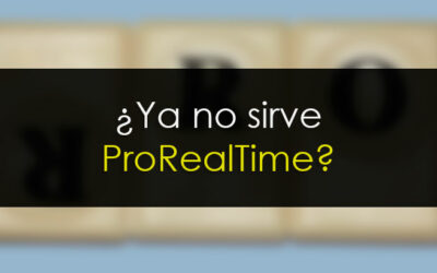 ¿Ya no sirve ProRealTime?