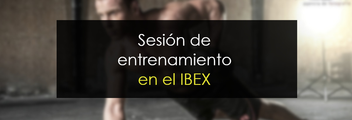 Sesión de entrenamiento en el IBEX miniatura