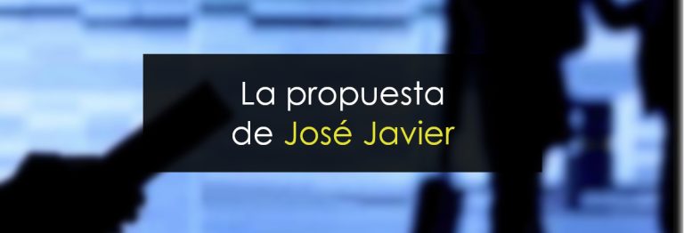 La propuesta de José Javier
