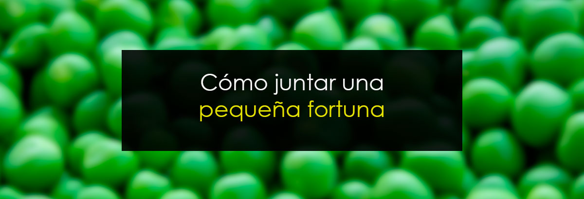 ¿Cómo juntar una pequeña fortuna?