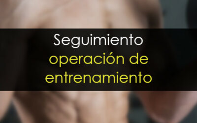 Así va la operación de entrenamiento