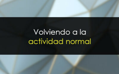 Volviendo a la actividad normal