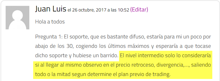 juan luis dice sobre el plan de trading