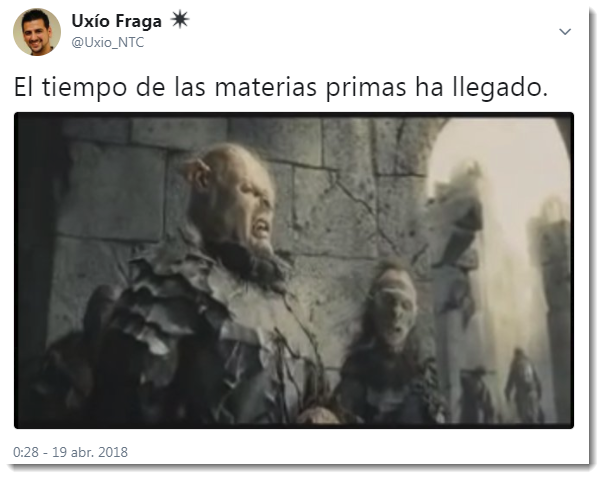 trading materias primas