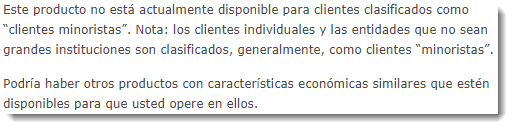 IB interactive brokers etf mensaje error español