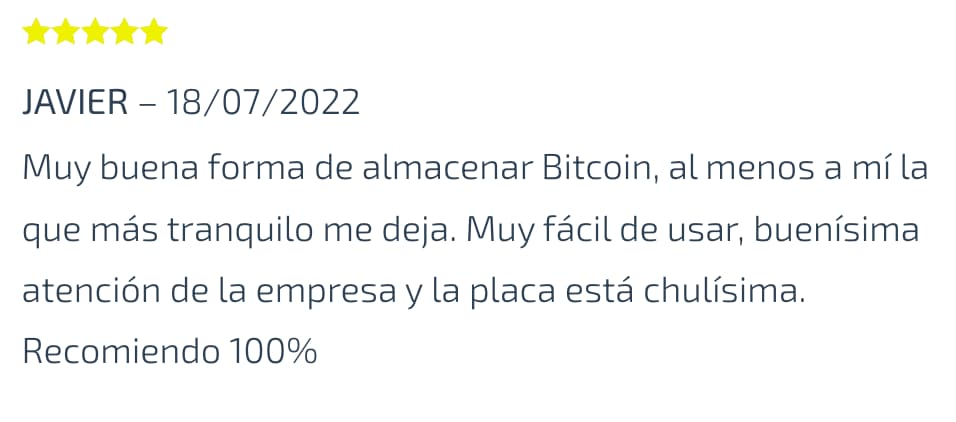 Material bitcoin opiniones