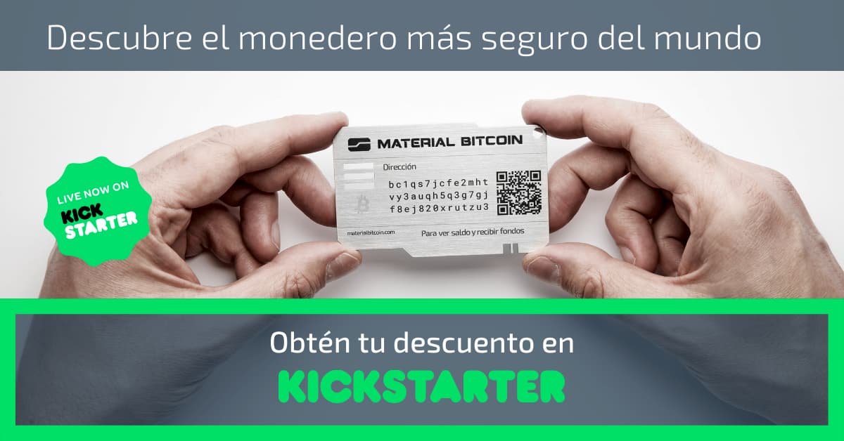 lanzamiento material bitcoin