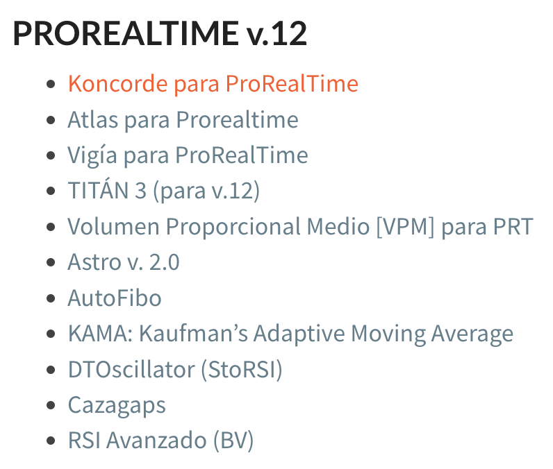 ProRealTime v12