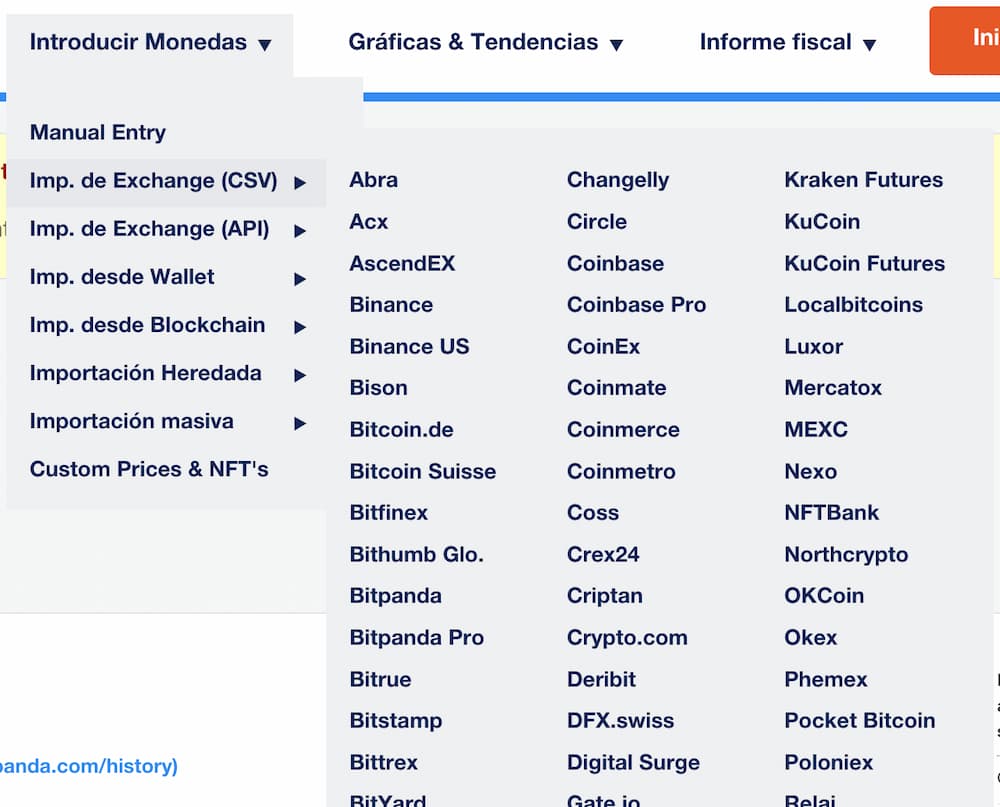 cointracking exchanges