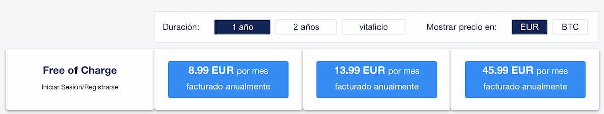 precios cointracking