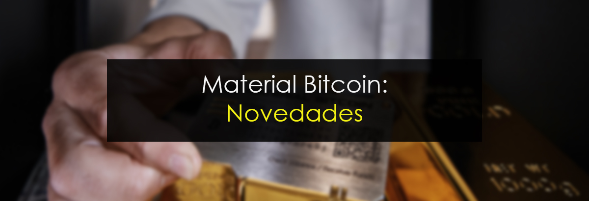 material bitcoin nuevos productos novedades
