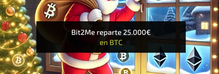 Bit2Me reparte 25.000€ en BTC