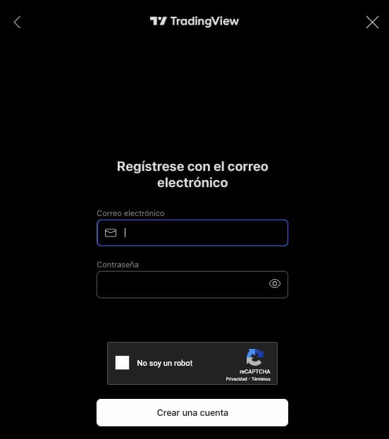 registro tradingview